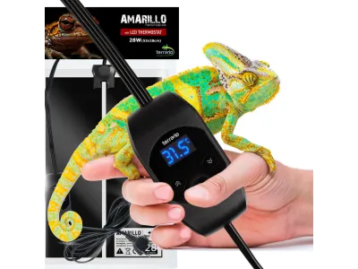 Mata grzewcza 28W z termostatem LCD Terrario Amarillo 99,99 zł