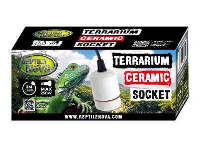 Ceramiczna oprawka na żarówkę do 250W Reptile Nova 34,99 zł