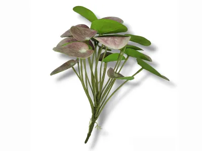 Roślina sztuczna do terrarium Pink Pilea 25cm 25,00 zł