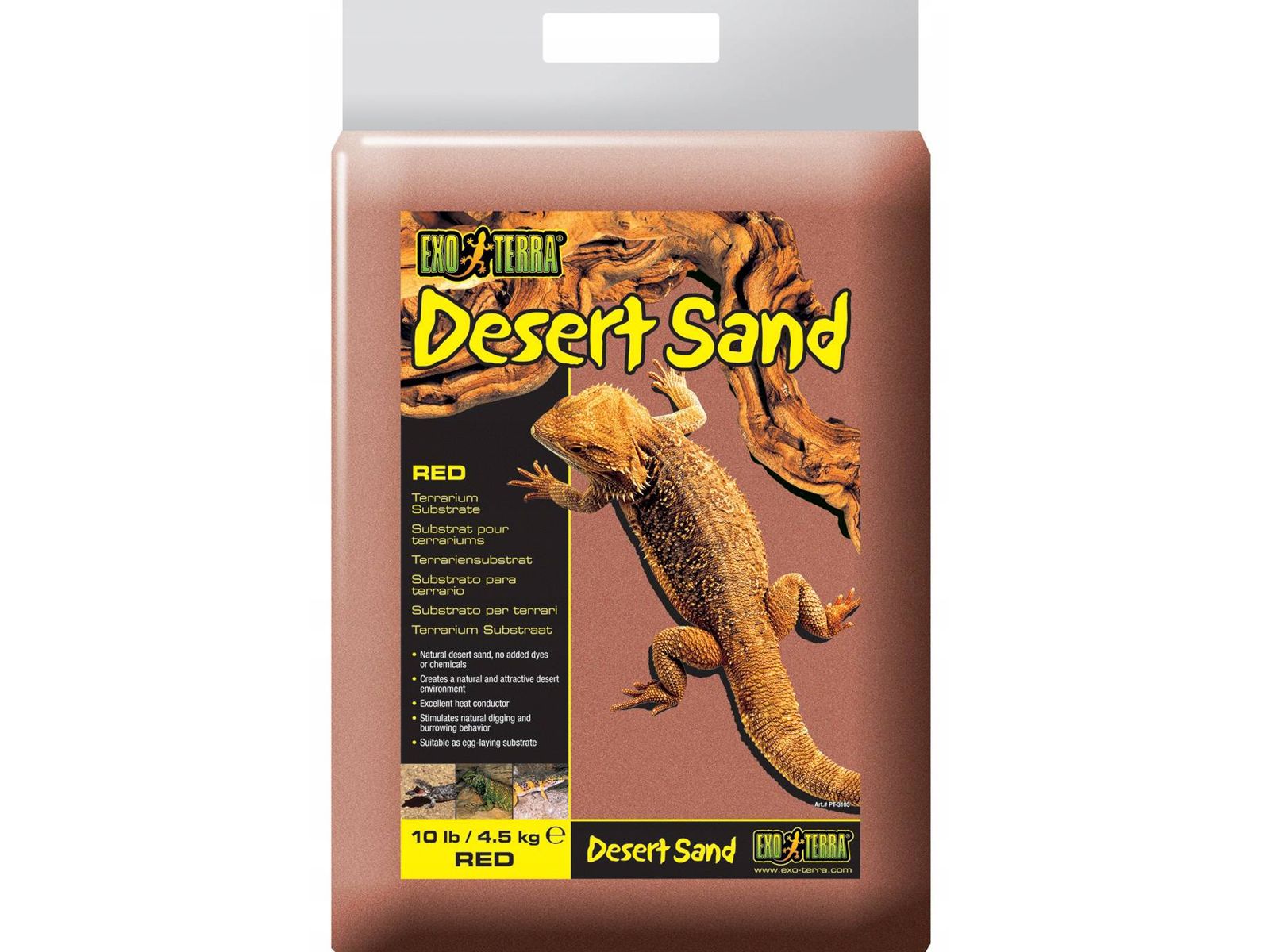 Desert Sand, czerwony piasek do terrarium 4,5kg EXO TERRA 49,99 zł