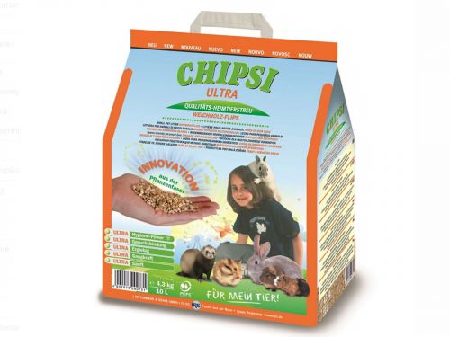 Chipsi Ultra - granulat drzewny 10L 4,6kg 39,99 zł