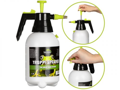 Zraszacz ciśnieniowy 1,5L - spryskiwacz Terrario Troppi Sprayer 44,99 zł