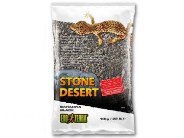 Piasek z gliną czarne podłoże do terrarium Stone Desert 10kg EXO TERRA 89,99 zł