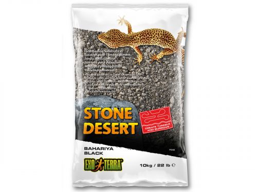 Piasek z gliną czarne podłoże do terrarium Stone Desert 10kg EXO TERRA EX-1480 89,99 zł