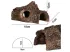 Kryjówka do terrarium 18x11x10cm - Wood Cave M Terrario 49,99 zł