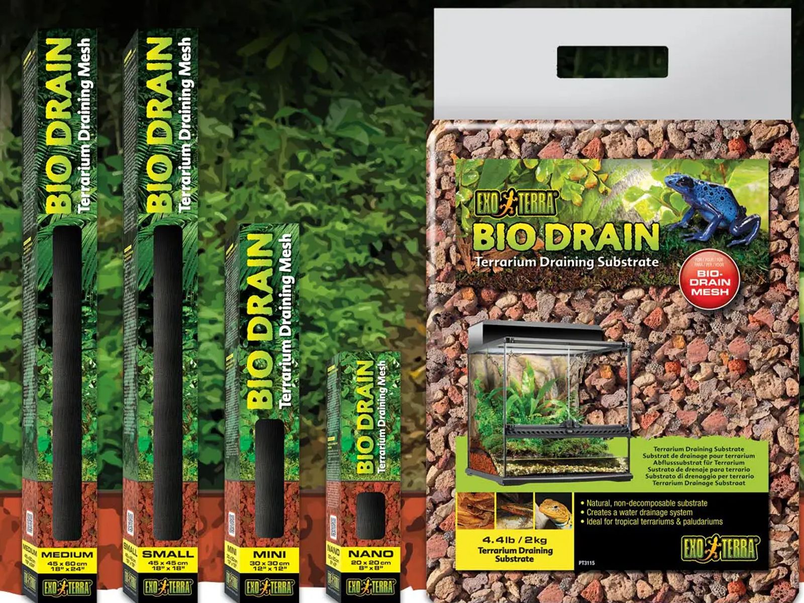 Siatka drenażowa BioDrain Mesh 45x45cm Exo Terra EX-1329 29,99 zł