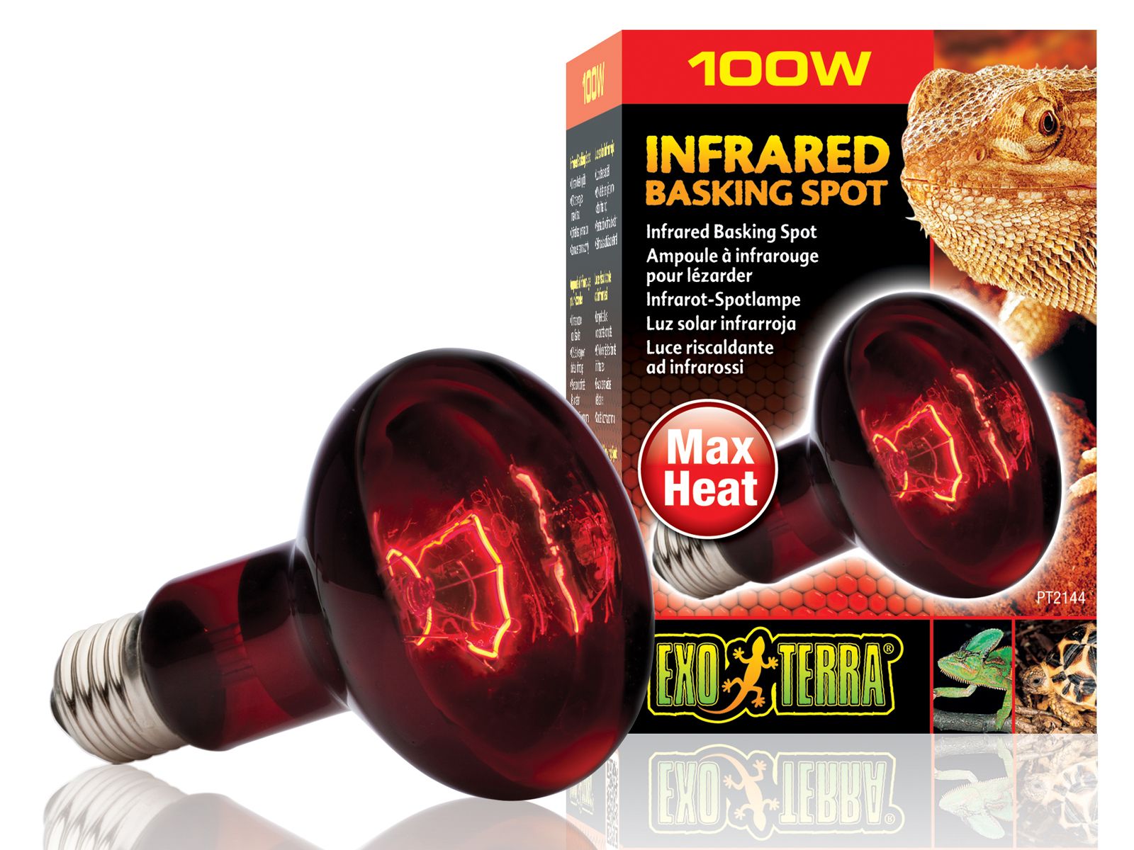 Czerwona żarówka grzewcza Infrared Basking Spot 100W Exo Terra EX-1443 49,99 zł