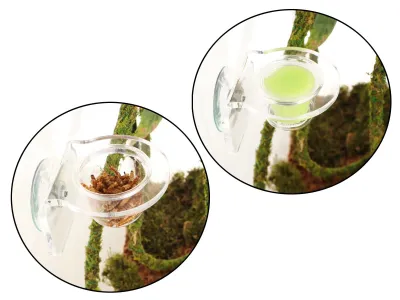 Miska wisząca pojedyńcza do terrarium dla gekona Gecko Bar Invisible Terrario 35,00 zł