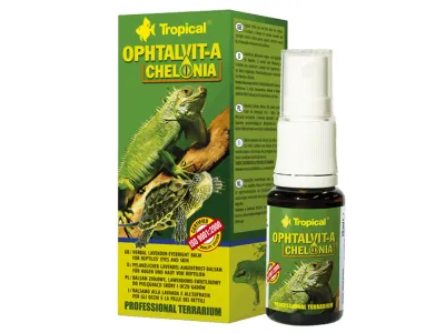 Balsam do pielęgnacji skóry i oczu gadów Ophtalvit-A Chelonia 15ml Tropical – produkt