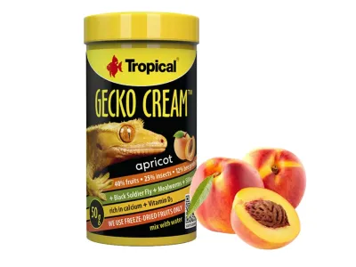 Pokarm dla gekonów orzęsionych - Gecko Cream Apricot 50g