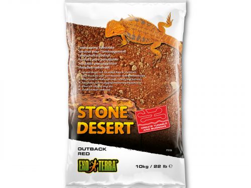 Piasek z gliną czerwone podłoże do terrarium Stone Desert 10kg EXO TERRA 94,99 zł