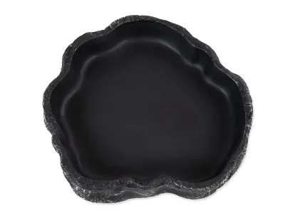 Miska do terrarium na wodę lub pokarm 15x14x3cm CZARNA Repti Planet – pokarm dla zwierząt
