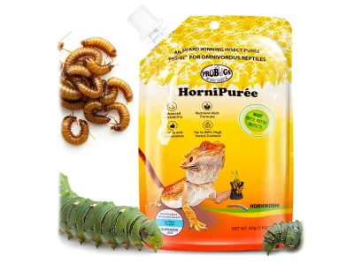 Pełnowartościowy pokarm i witaminy w żelu dla gadów HorniPuree 80g ProBugs