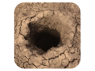 Podłoże do terrarium - mieszanka z gliną 1kg Monument Mud Terrario – szklane terrarium