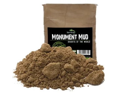 Podłoże do terrarium - mieszanka z gliną 1kg Monument Mud Terrario – szklane terrarium