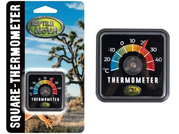 Termometr analogowy kwadratowy - Thermometer Reptile Nova 15,00 zł