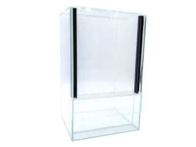 Terrarium szklane na pająka nadrzewnego 15x15x25cm gilotyna