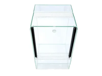 Terrarium szklane na pająka nadrzewnego 15x15x25cm gilotyna