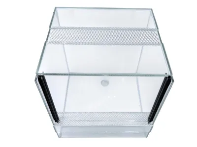 Terrarium szklane gilotyna 20x20x20cm – terrarium do hodowli ptaszników, skorpionów i gekonów