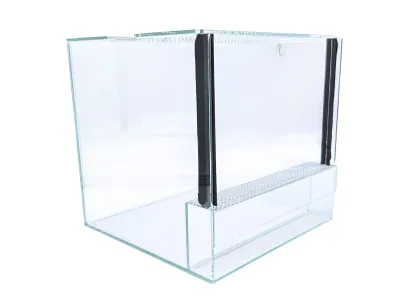 Terrarium szklane gilotyna 20x20x20cm – terrarium do hodowli ptaszników, skorpionów i gekonów