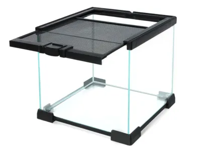 Terrarium szklane 20x20x20cm – funkcjonalne terrarium dla ptasznika