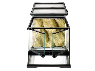 Terrarium szklane 20x20x20 NANO Exo Terra – szklane terrarium hodowlane z wentylacją