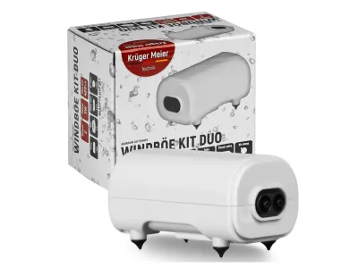 Podwójna pompka napowietrzająca do akwarium 420 l/h Windboe Kit Duo Kruger Meier