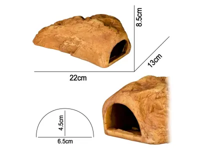 Kryjówka do terrarium 22x13x8,5cm - Rock Shelter M Terrario