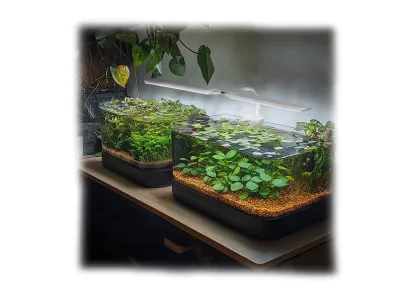 Lampa LED do akwarium roślinnego 20-60l | pełne spektrum światła