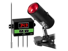 Lampa do terrarium z termostatem | automatyczne ogrzewanie | kontrola temperatury 2