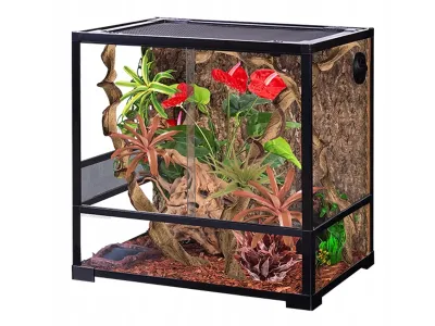Terrarium szklane dla gekona orzęsionego 60x45x60cm – składane Repti Planet
