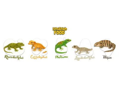 Pokarm dla gekonów orzęsionych Banan i Jabłko 100g - BioGecko Food