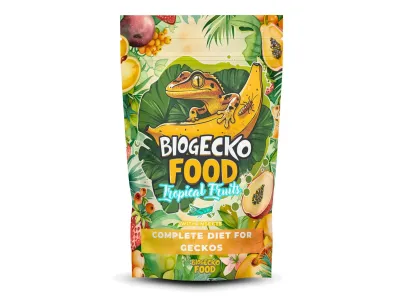 Pokarm dla gekonów orzęsionych Banan i Owoce tropikalne 100g - BioGecko Food