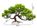 Sztuczna roślina do terrarium lub akwarium 20cm Plant Twisted Pine Kruger Meier – roślina do