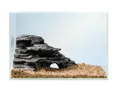 Wyspa dla żółwi z filtrem i wodospadem 25cm Island Turtle Bank Resun 2