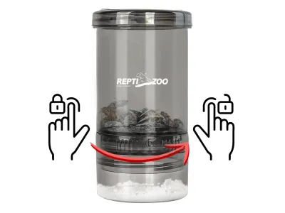 Shaker – kubek do oprószania owadów karmowych Repti-Zoo Vita-Calcium – wapń / witaminy dla