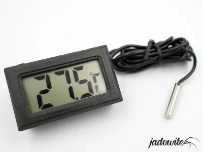 Termometr, wyświetlacz LCD z sondą 15,00 zł