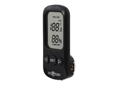 Termometr i higrometr LCD z alarmem temperatury Repti Planet – pomiar temperatury i