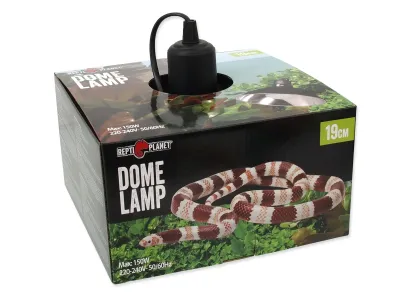Oprawka z kloszem 19cm na żarówkę do 150W E27 Dome Lamp Repti Planet – oprawa do żarówki