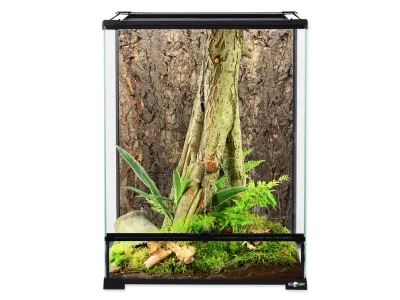 Terrarium szklane 45x45x60cm z dzielonymi drzwiami Repti Planet