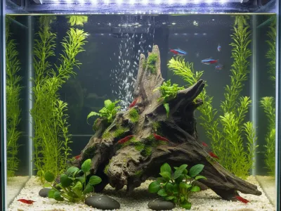 Korzeń do akwarium dekoracja z żywicy Driftwood Duży 18 cm Aqua Natura