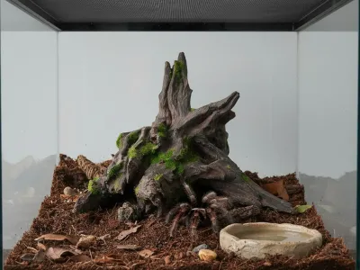 Korzeń do akwarium dekoracja z żywicy Driftwood Duży 18 cm Aqua Natura