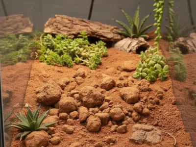 Sand Clay Red – czerwone podłoże dla agamy brodatej - piach z gliną do terrarium