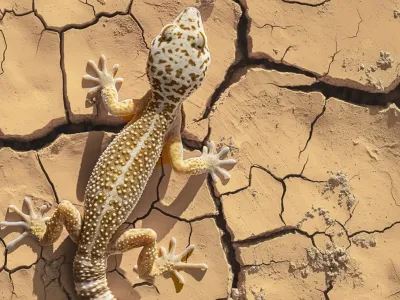 Podłoże pustynne dla gekona lamparciego i skorpionów - Leopard Desert 1kg Terrario – lampa /