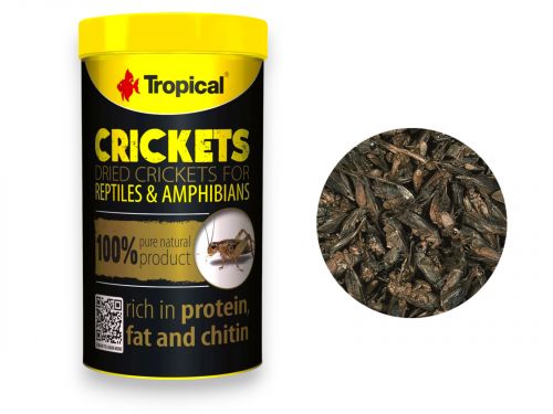 Suszone świerszcze dla gadów i ryb akwariowych Dried Crickets Tropical 100ml/10g 15,99 zł