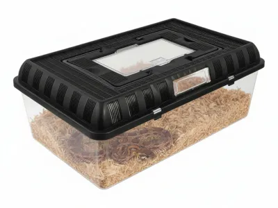 Pojemnik hodowlany faunarium płaskie L 42x26x16cm Repti Planet – box hodowlany dla owadów i