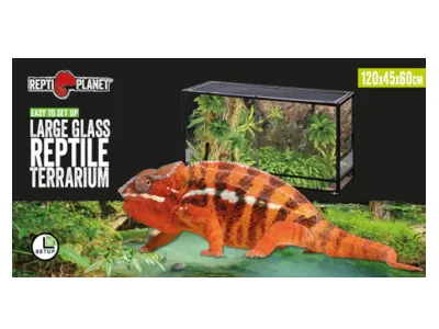 Terrarium szklane SKŁADANE 120x45x60cm Repti Planet
