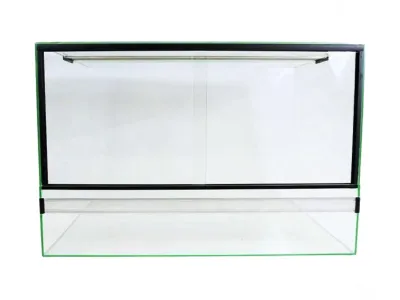 Terrarium szklane drzwi przesuwne Premium 60x40x40cm – zbiornik terrarystyczny dla pająków i