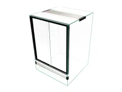 Terrarium szklane drzwi przesuwne Premium 40x40x60cm