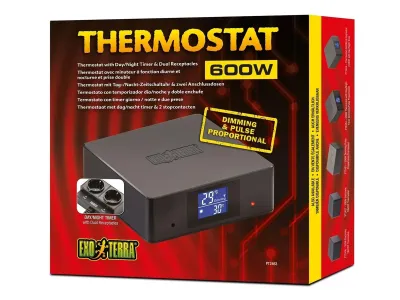 Termostat pulsacyjny 600W Dimming & Pulse – dzień noc, 2 gniazda